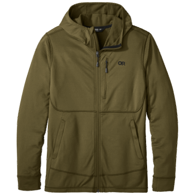 Outdoor Research Herren-Vigour-Hoodie Mit Durchgehendem Reißverschluss Aus Loden