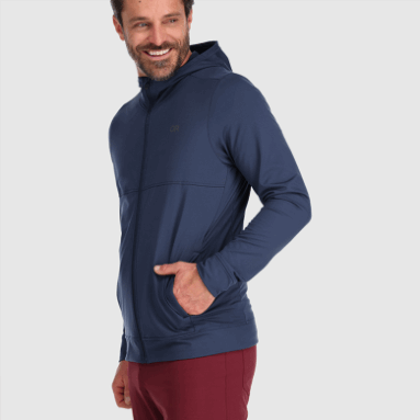 Outdoor Research Baritone Hoodie Mit Durchgehendem Reißverschluss Für Herren Schwarz