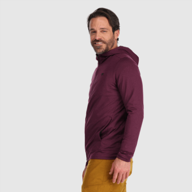 Outdoor Research Bariton-Hoodie Mit Durchgehendem Reißverschluss Für Herren Kalamata Heather