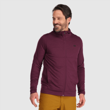 Outdoor Research Bariton-Hoodie Mit Durchgehendem Reißverschluss Für Herren Kalamata Heather