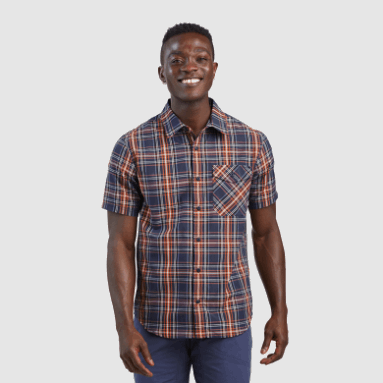 Outdoor Research Herren-Kurzarmshirt Seapine Marineblau