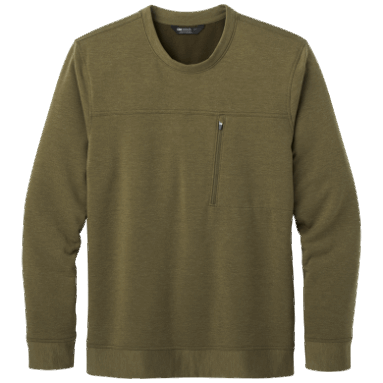 Outdoor Research Fashion Herren Emersion Fleece Crew Loden Meliert