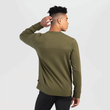 Outdoor Research Herren Emersion Fleece Crew Loden Meliert