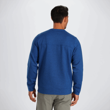 Outdoor Research Fashion Herren Emersion Fleece Crew Classic Blue Heather
