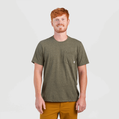 Outdoor Research Fashion Terra S/s Tee Für Herren Flint Heather