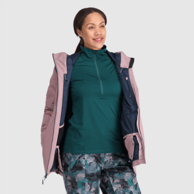 Outdoor Research Snowcrew Jacke Für Damen Marineblau/motte