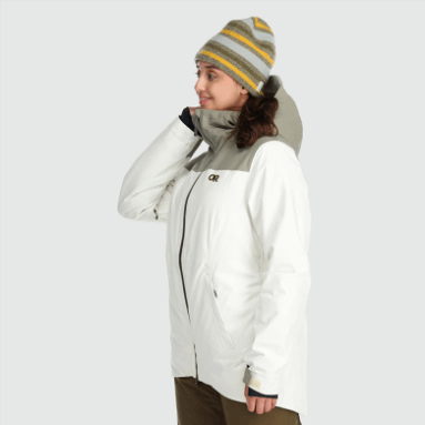 Outdoor Research Snowcrew-Jacke Für Damen Snow/flint