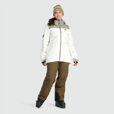 Outdoor Research Snowcrew-Jacke Für Damen Snow/flint