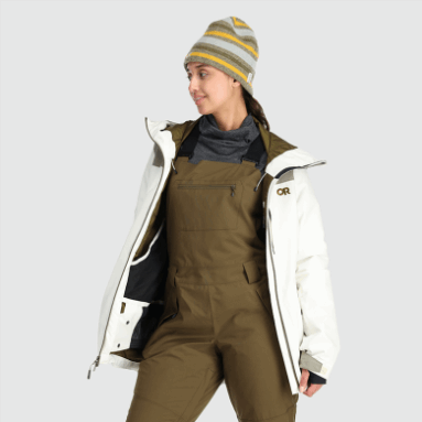 Outdoor Research Snowcrew-Jacke Für Damen Snow/flint