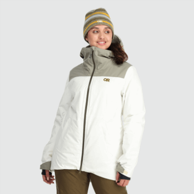 Outdoor Research Snowcrew-Jacke Für Damen Snow/flint