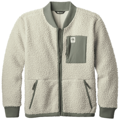 Outdoor Research Damen Juneau Sherpa-Fleecejacke Fog