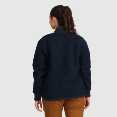 Outdoor Research Juneau Sherpa-fleecejacke Damen Marineblau