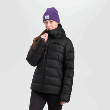Outdoor Research Damen-kaltfront-daunenhoodie Schwarz
