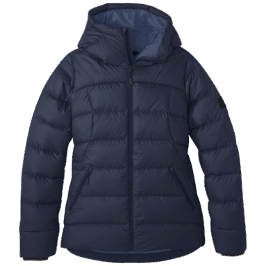 Outdoor Research Damen-kaltfront-daunenhoodie Marineblau