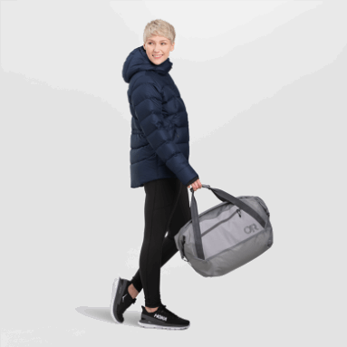 Outdoor Research Damen-kaltfront-daunenhoodie Marineblau