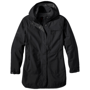 Outdoor Research Aspire Trenchcoat Für Damen Schwarz