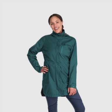 Outdoor Research Damen Aspire Trenchcoat Treeline