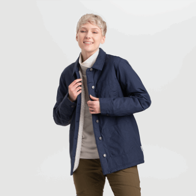 Outdoor Research Gefütterte Arbeitsjacke Für Damen Marineblau