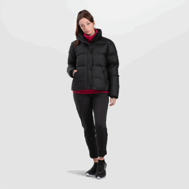 Outdoor Research Damen-kaltfront-daunenjacke Schwarz