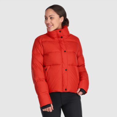 Outdoor Research Damen-kaltfront-daunenjacke Cranberry