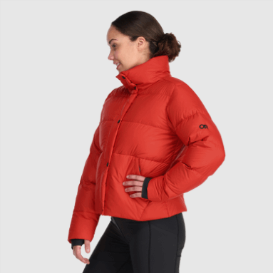 Outdoor Research Damen-kaltfront-daunenjacke Cranberry