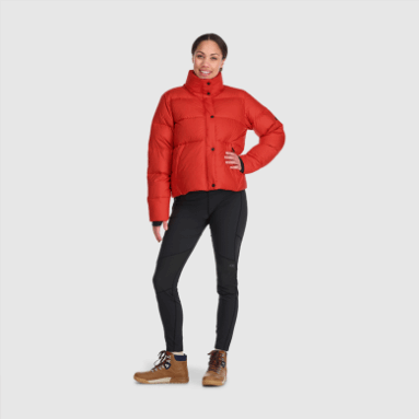 Outdoor Research Damen-kaltfront-daunenjacke Cranberry
