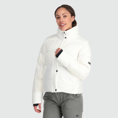 Outdoor Research Damen Coldfront Daunenjacke Snow