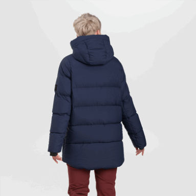 Outdoor Research Coze Daunenmantel Damen Marineblau