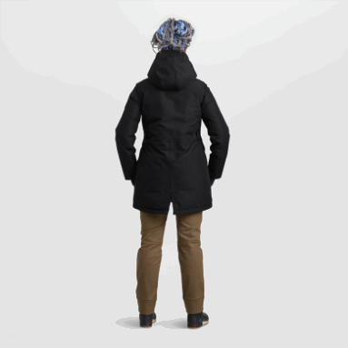 Outdoor Research Stormcraft Daunenparka Für Damen Schwarz
