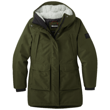 Outdoor Research Stormcraft Daunenparka Für Damen Aus Loden