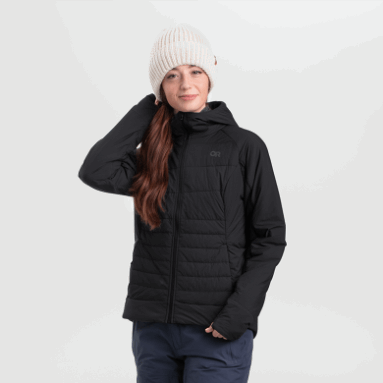 Outdoor Research Damen-Hoodie Mit Schattenisolierung Schwarz
