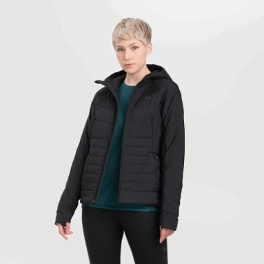 Outdoor Research Damen-Hoodie Mit Schattenisolierung Schwarz