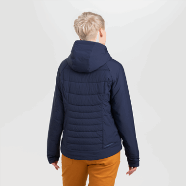Outdoor Research Shadow Insulated Hoodie Für Damen Marineblau