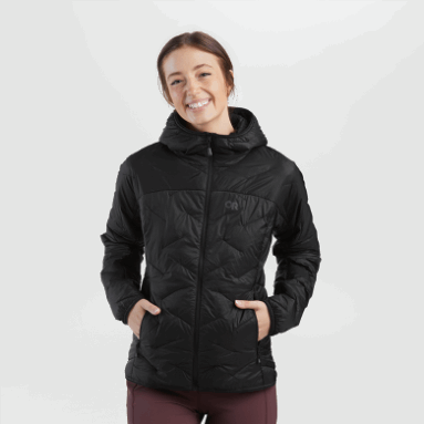 Outdoor Research Superstrand Lt Hoodie Schwarz Für Damen
