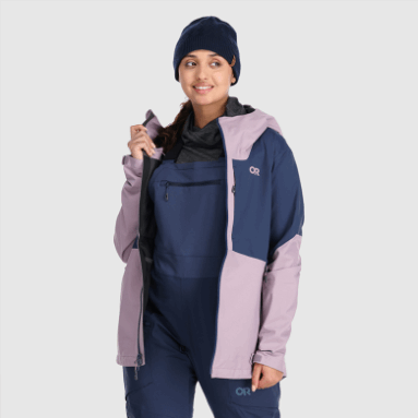 Outdoor Research Skytour Ascentshell Jacke Damen Marineblau/motte