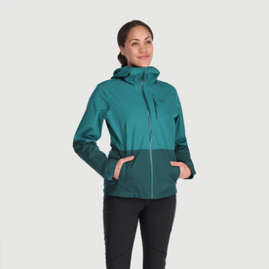 Outdoor Research Aspire II Gore-Tex® Damenjacke Deep Lake/Treeline
