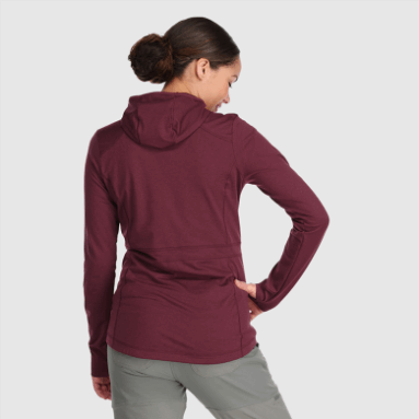Outdoor Research Melody Hoodie Mit Durchgehendem Reißverschluss Für Damen Kalamata Heather