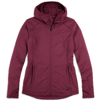 Outdoor Research Melody Hoodie Mit Durchgehendem Reißverschluss Für Damen Kalamata Heather