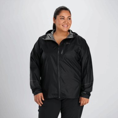 Outdoor Research Damen Helium Regenjacke Schwarz