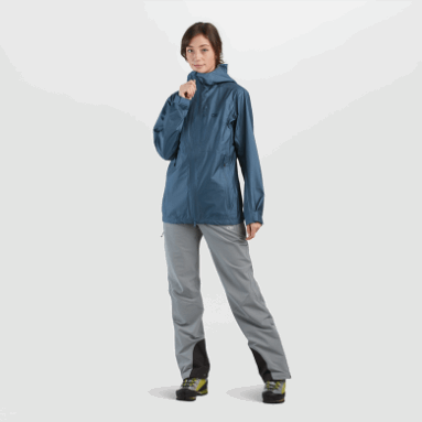 Outdoor Research Damen Helium Ascentshell Jacke Nimbus