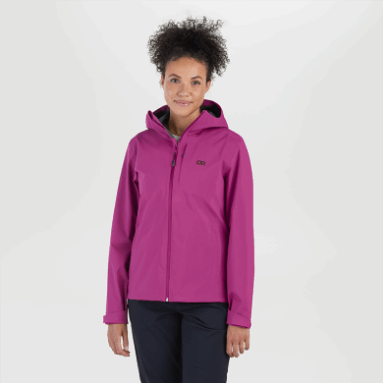 Outdoor Research Dryline-Regenjacke Für Damen Fuchsia