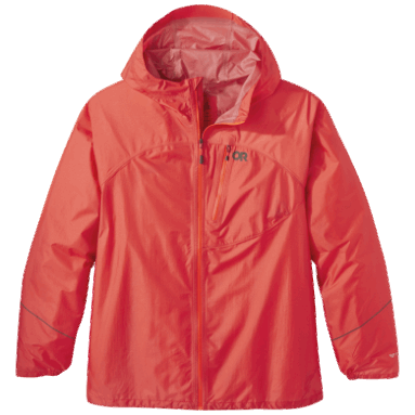 Outdoor Research Damen Helium Rain Plus Size Jacke Sunset
