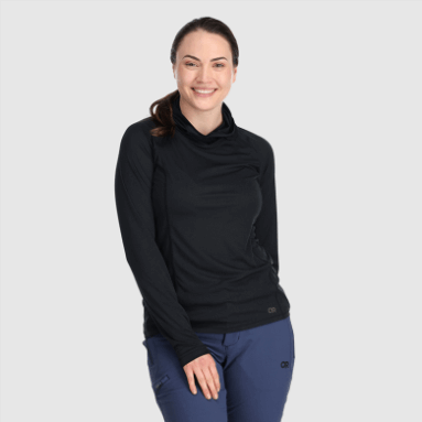 Outdoor Research Damen-Hoodie Echo Schwarz