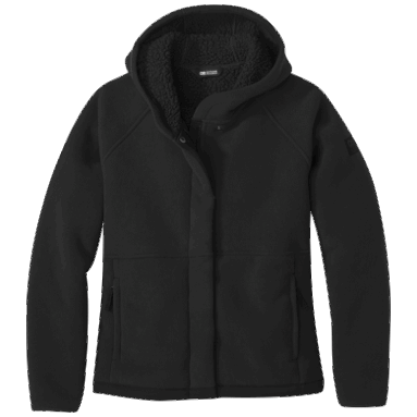 Outdoor Research Damen-Hoodie Juneau Fleece Schwarz