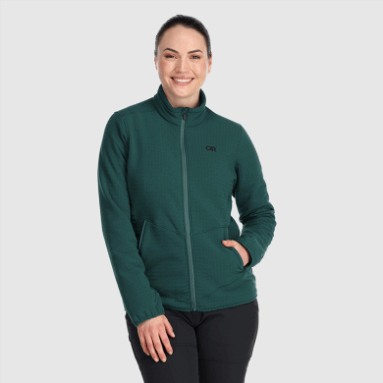 Outdoor Research Damen Vigour Plus Fleecejacke Treeline