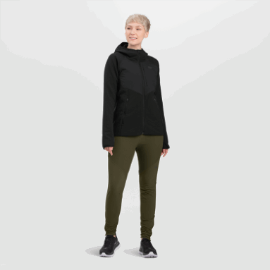 Outdoor Research Vigor Plus Fleece-Hoodie Für Damen Schwarz