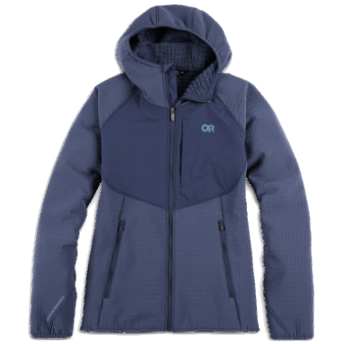 Outdoor Research Vigor Plus Fleece-Hoodie Für Damen Marineblau