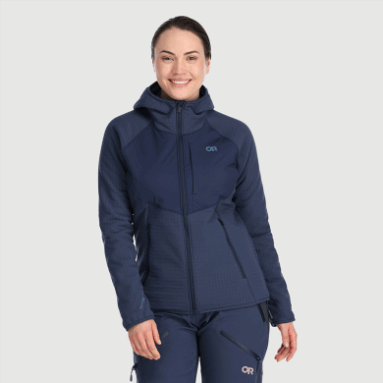 Outdoor Research Vigor Plus Fleece-Hoodie Für Damen Marineblau