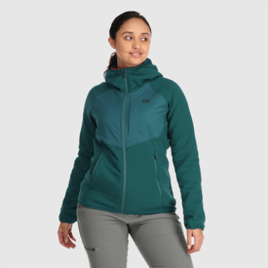 Outdoor Research Vigor Plus Fleece-Hoodie Für Damen Treeline