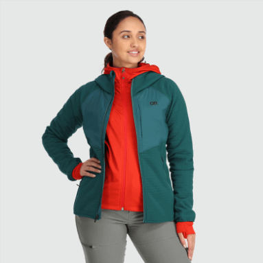 Outdoor Research Vigor Plus Fleece-Hoodie Für Damen Treeline